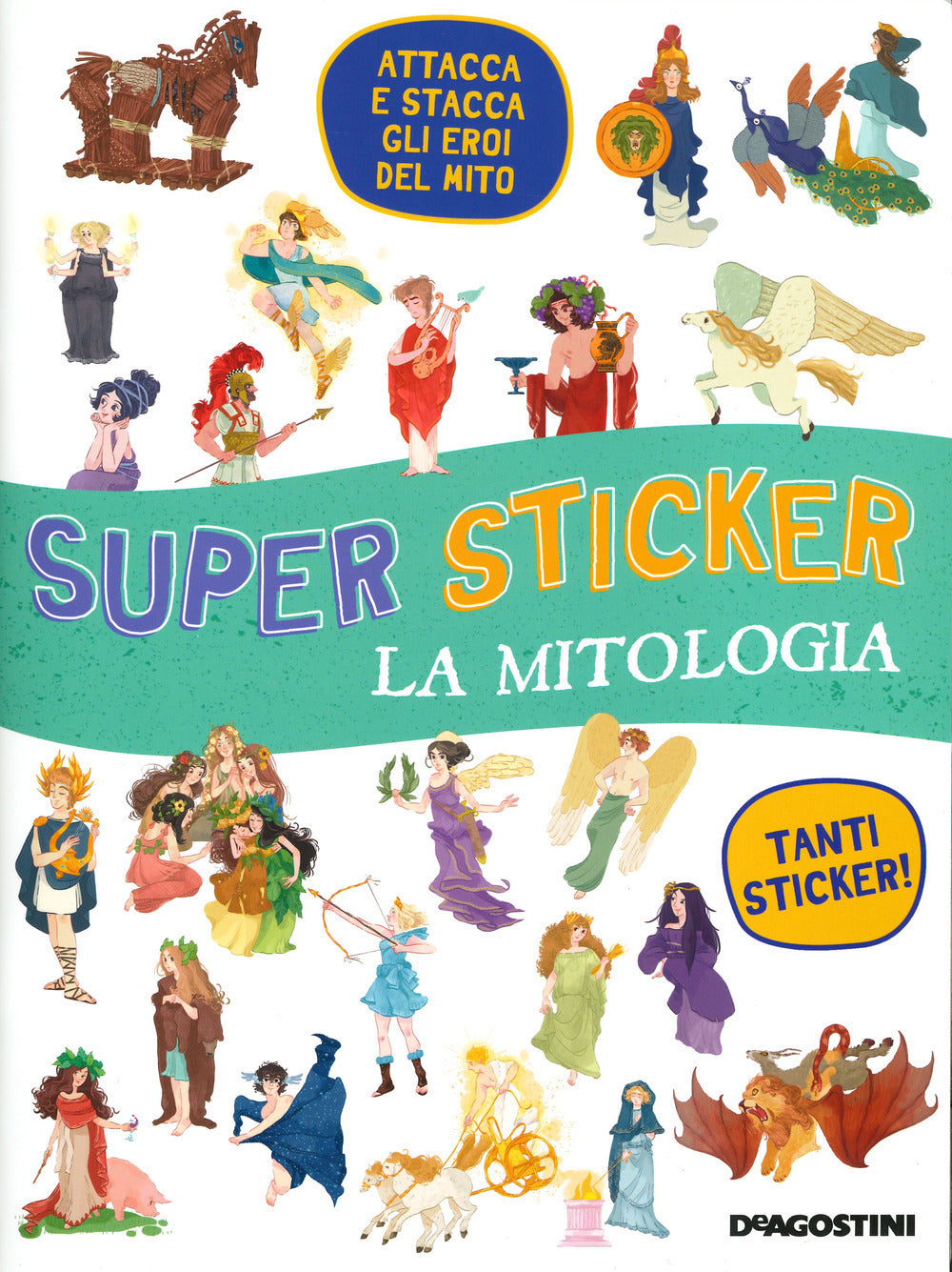 Copertina del libro SUPER STICKER - LA MITOLOGIA