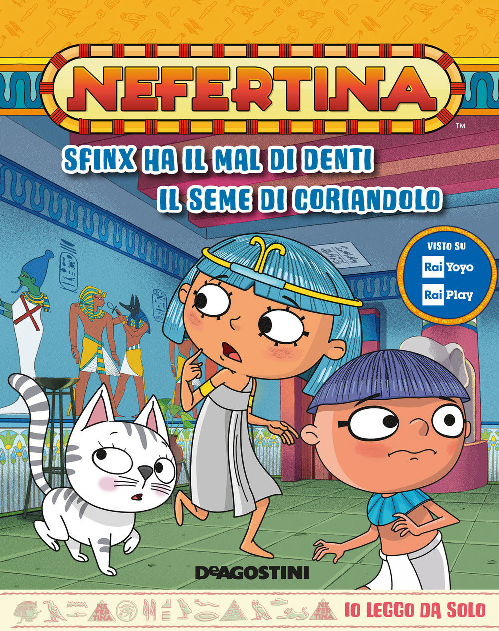 Copertina del libro NEFERTINA'ILDS'SFINX + CORIANDOLO
