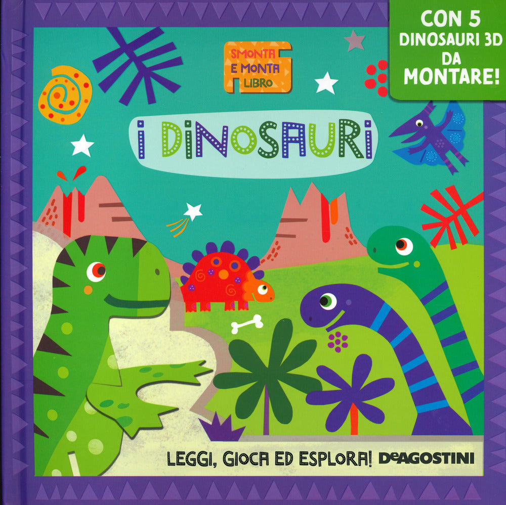 Copertina del libro SMONTA E MONTA LIBRO I DINOSAURI