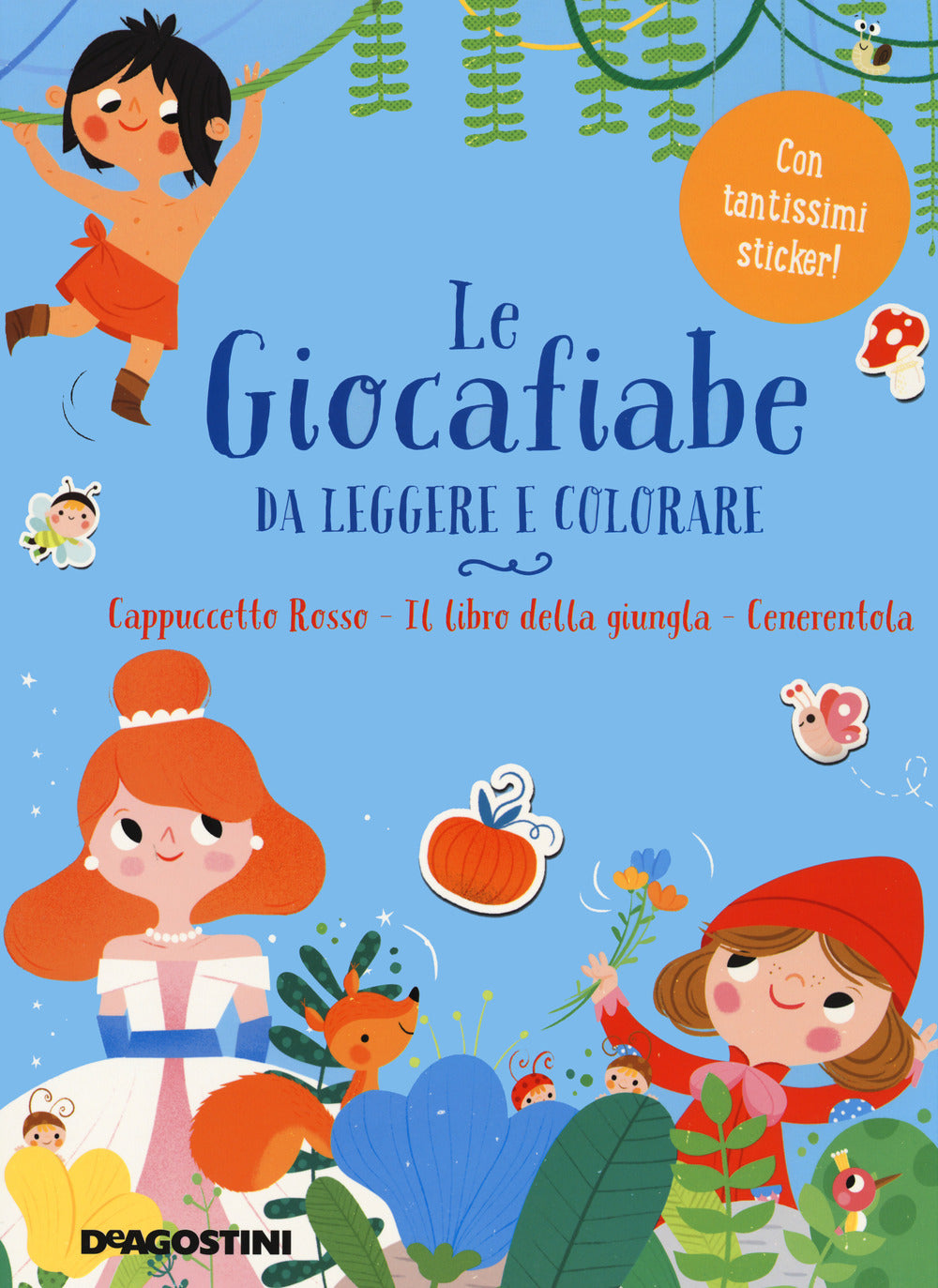 Copertina del libro LE GIOCAFIABE DA LEGGERE E COLORARE -