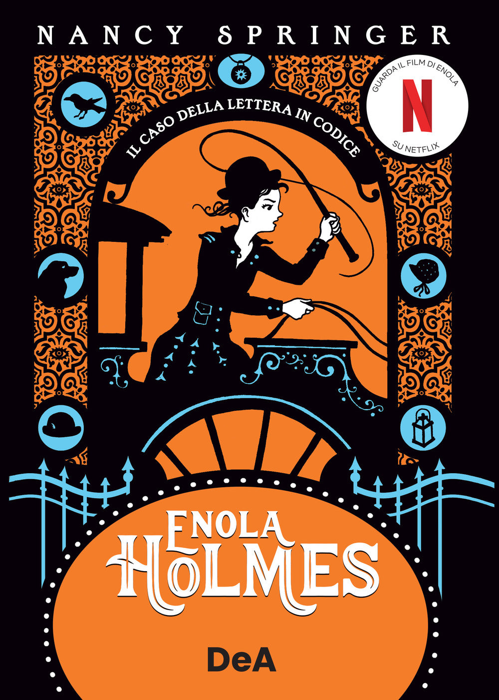 Copertina del libro ENOLA HOLMES. IL CASO DELLA LETTERA IN C