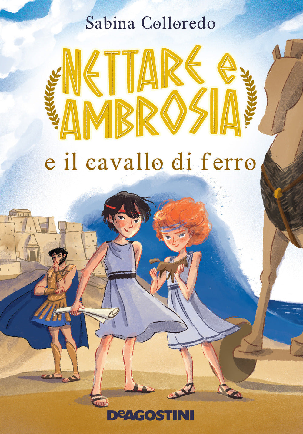 Copertina del libro NETTARE E AMBROSIA E IL CAVALLO DI FERRO