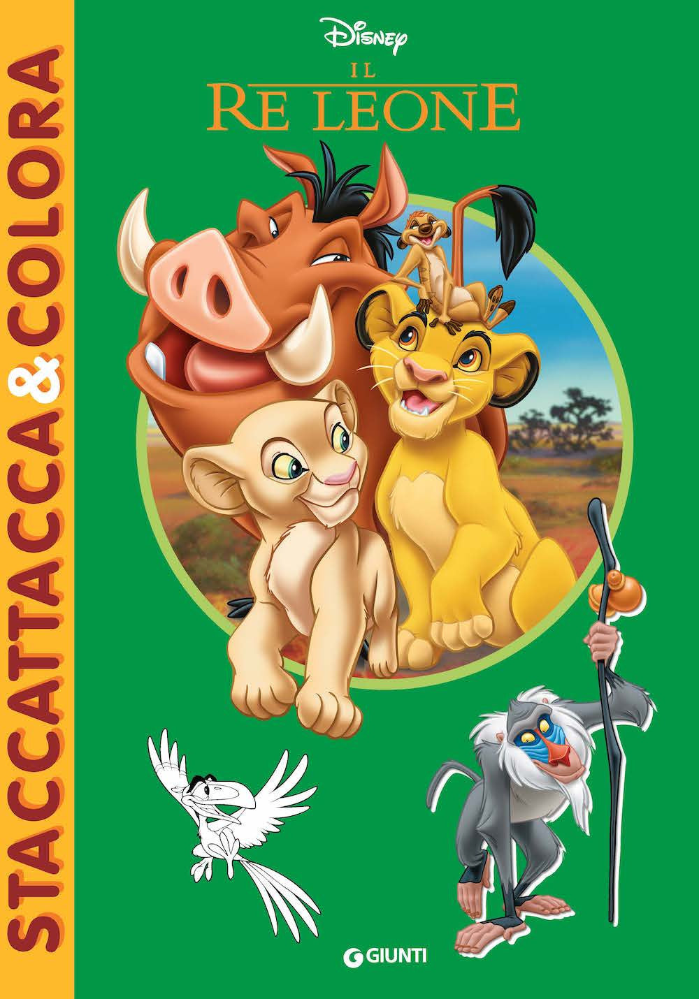 Copertina del libro IL RE LEONE - STACCATTACCA&COLORA