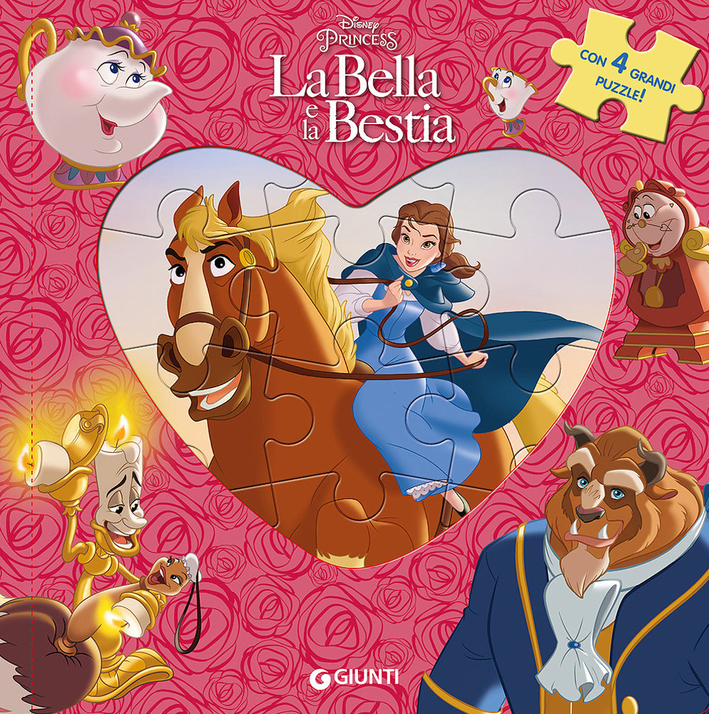 Copertina del libro LIBRI PUZZLE - PRINCIPESSE. LA BELLA E L