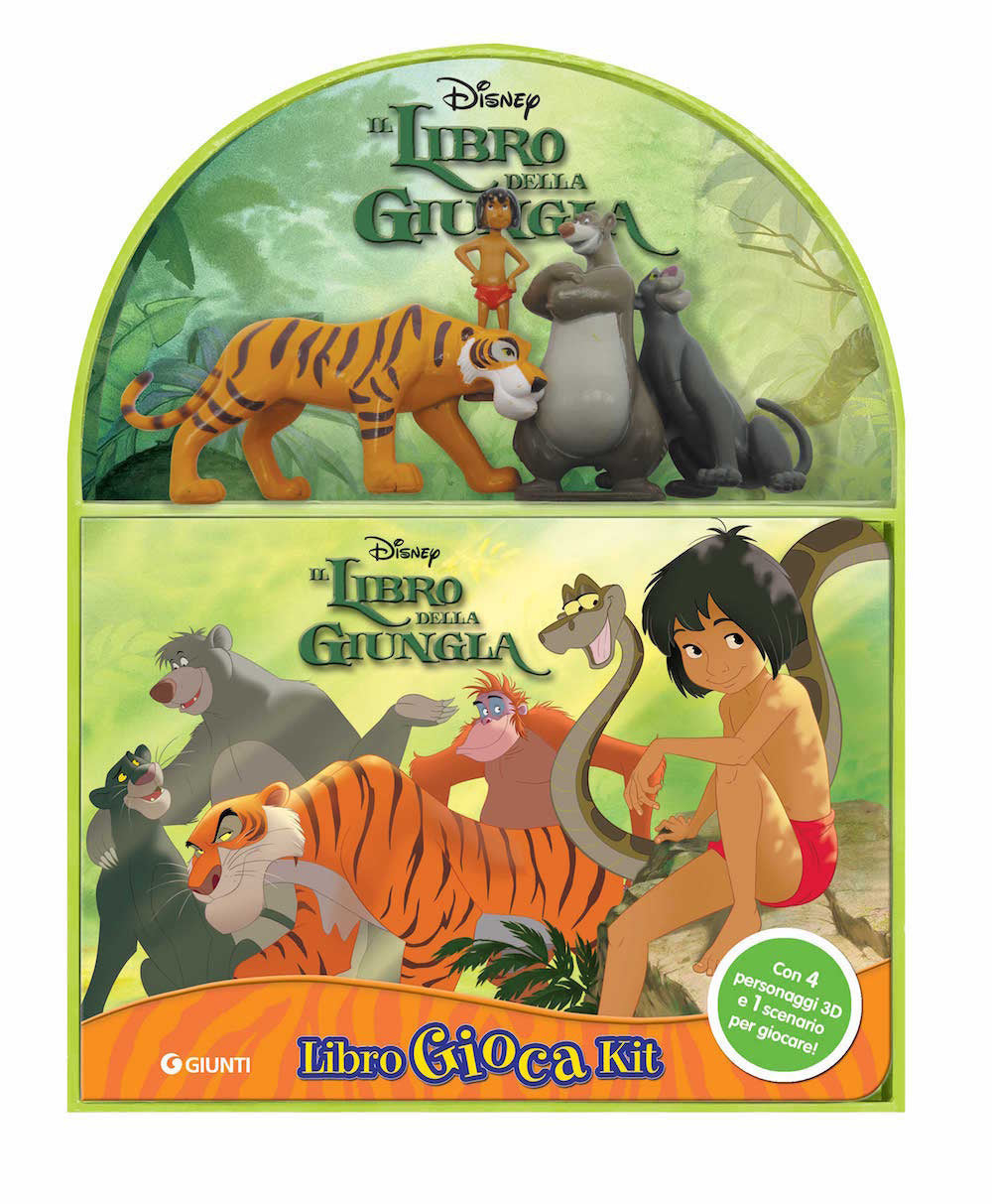 Copertina del libro IL LIBRO DELLA GIUNGLA - LIBROGIOCAKIT