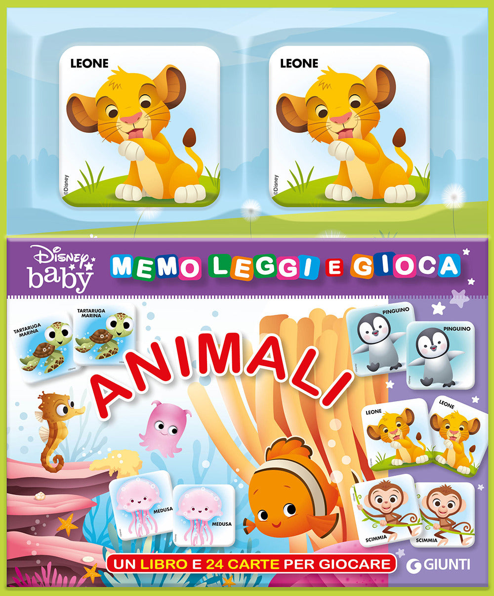 Copertina del libro MEMO LEGGI E GIOCA - ANIMALI