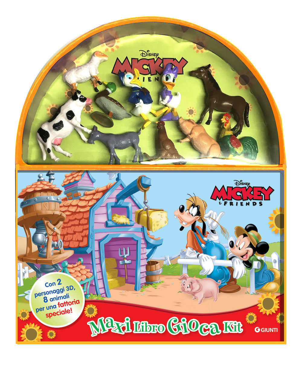 Copertina del libro IN FATTORIA MICKEY&FRIENDS MAXI LIBROGIO