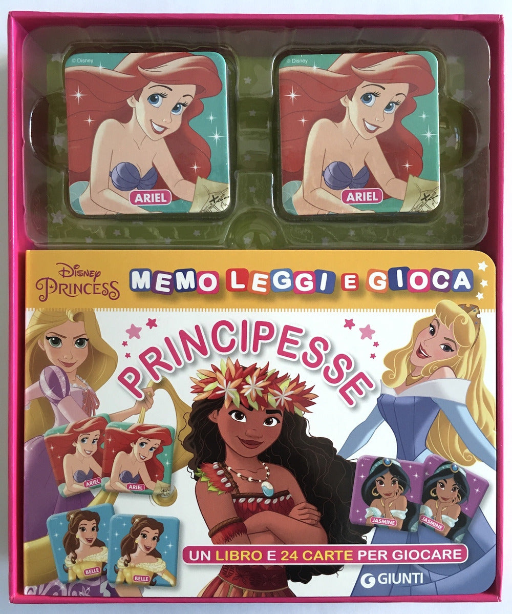 Copertina del libro PRINCIPESSE MEMO LEGGI E GIOCA DISNEY PR