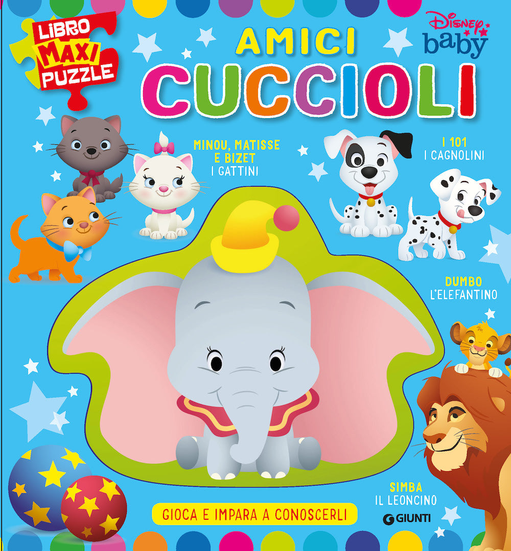 Copertina del libro AMICI CUCCIOLI LIBRO MAXI PUZZLE