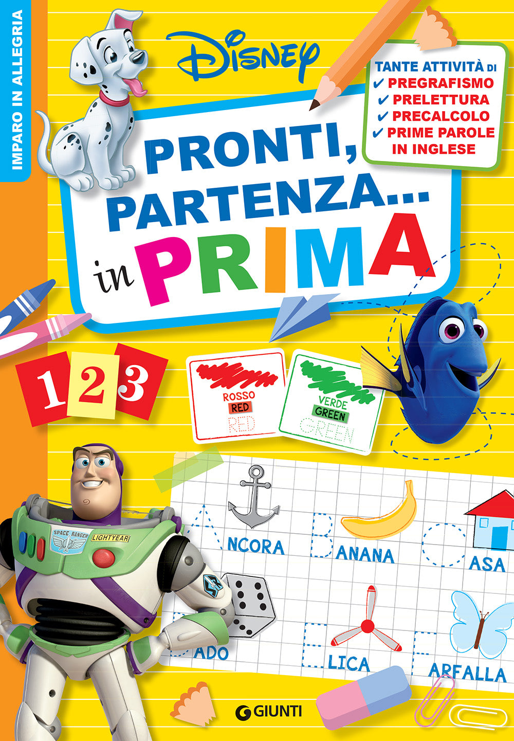Copertina del libro IMPARO IN ALLEGRIA - DISNEY PRONTI, PART