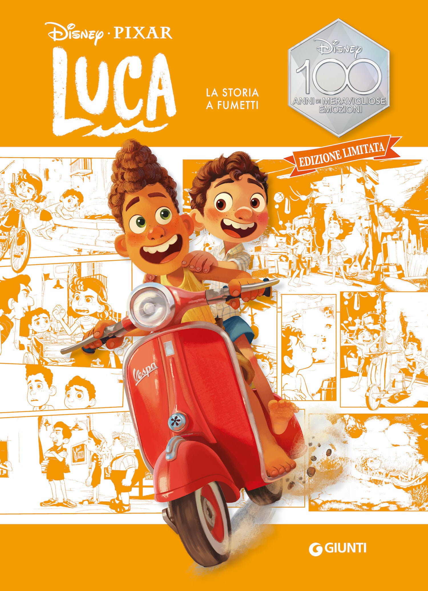 Copertina del libro LUCA LA STORIA A FUMETTI EDIZIONE LIMITA