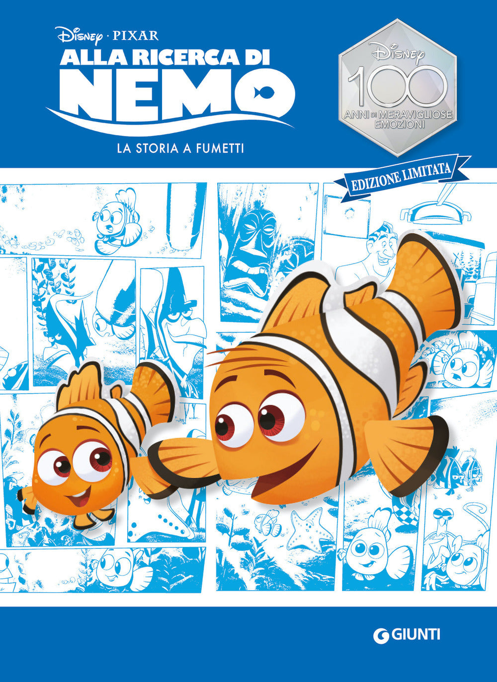 Copertina del libro ALLA RICERCA DI NEMO LA STORIA A FUMETTI