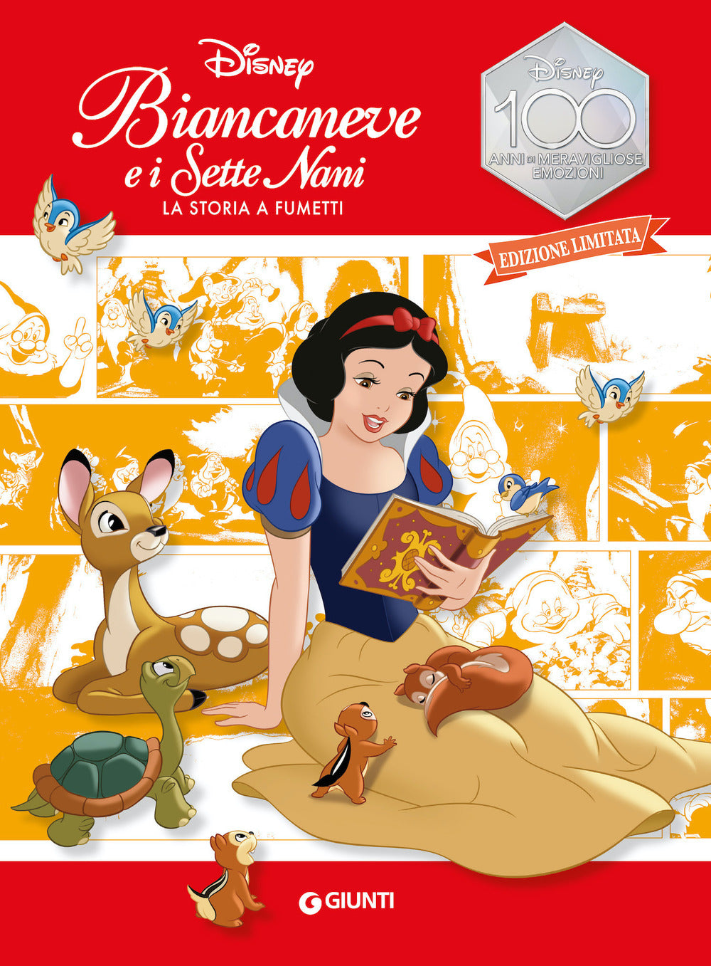 Copertina del libro BIANCANEVE LA STORIA A FUMETTI EDIZIONE