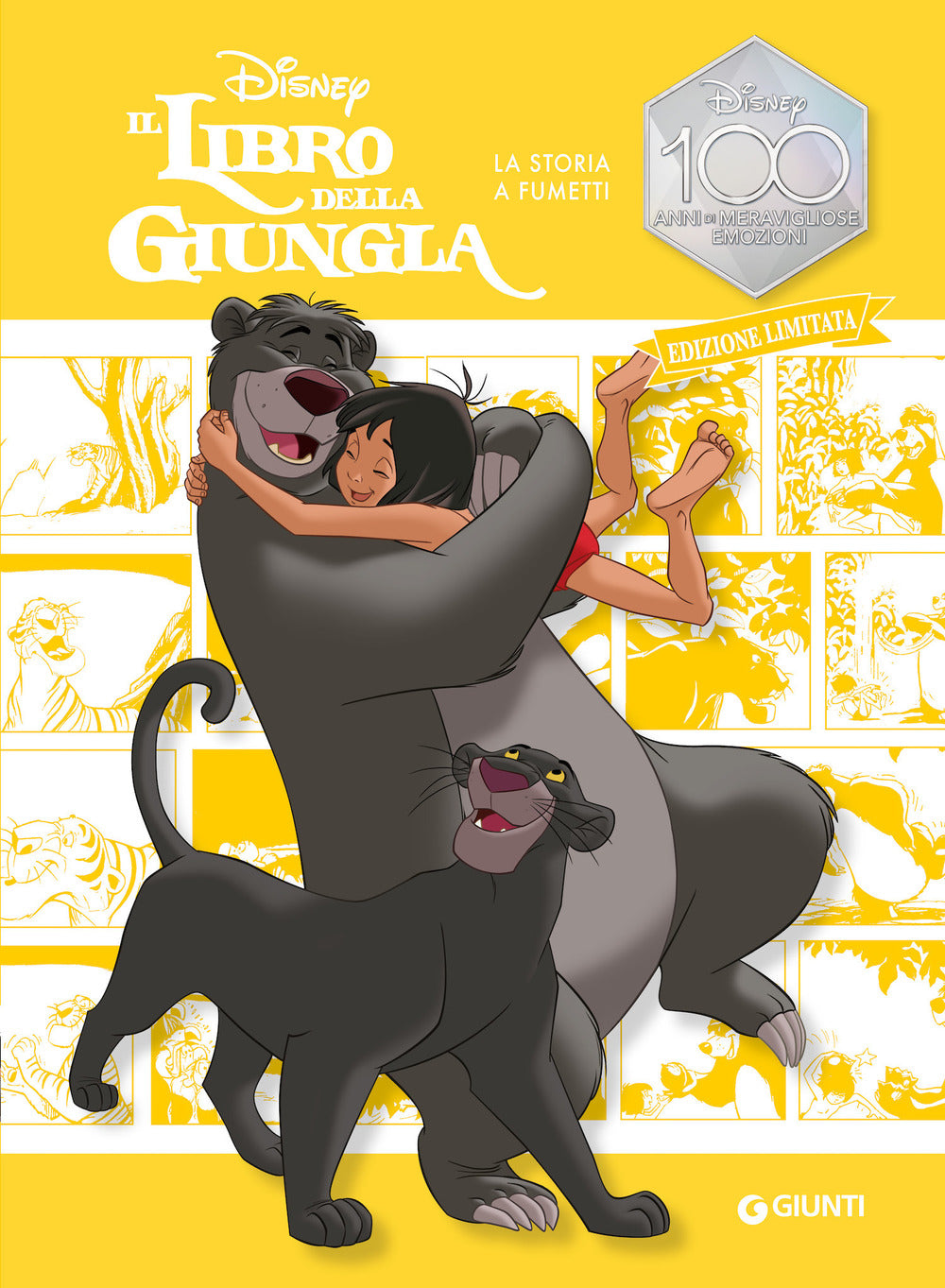 Copertina del libro LIBRO DELLA GIUNGLA LA STORIA A FUMETTI