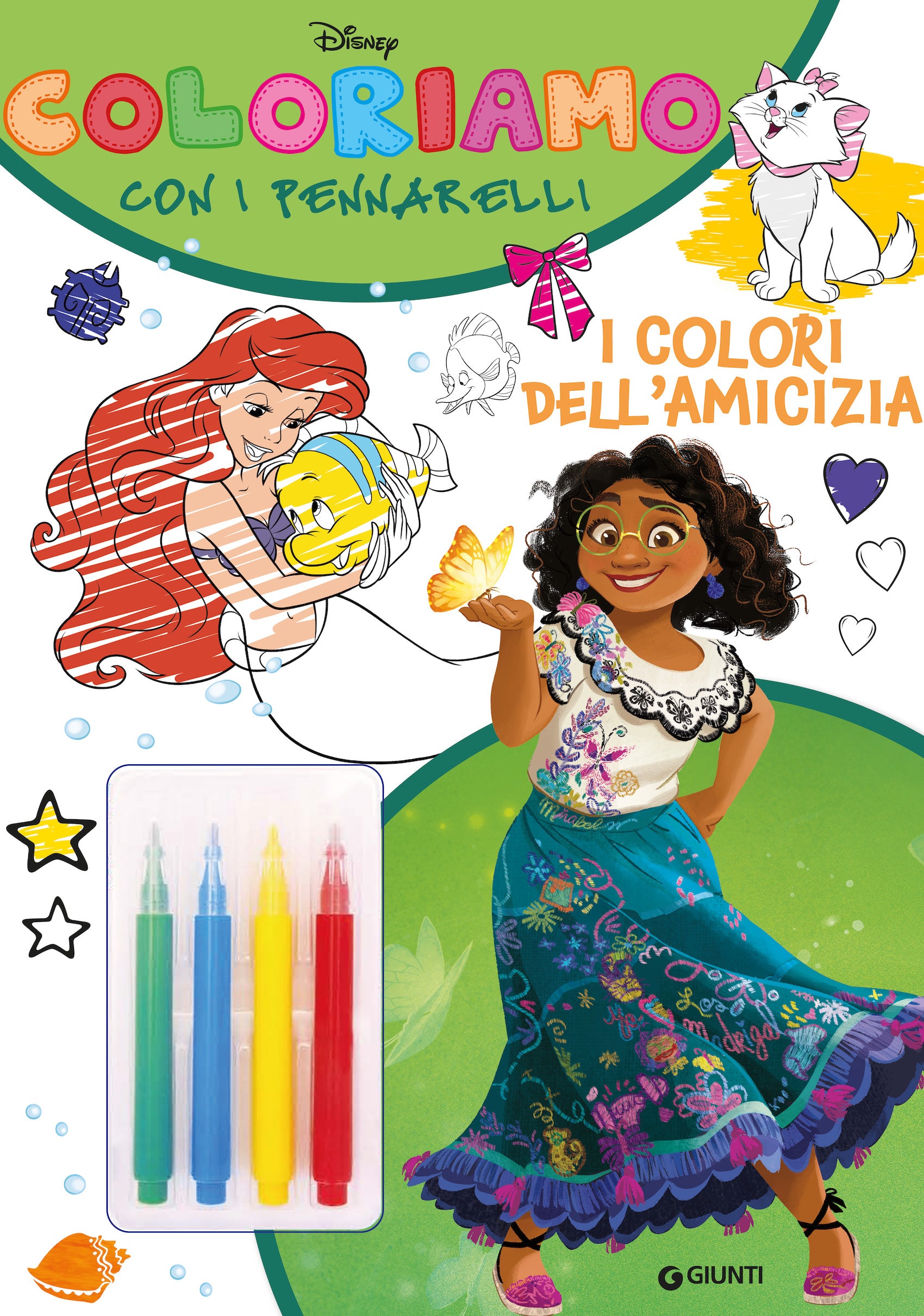 Copertina del libro COLORIAMO CON I PENNARELLI - I COLORI DE