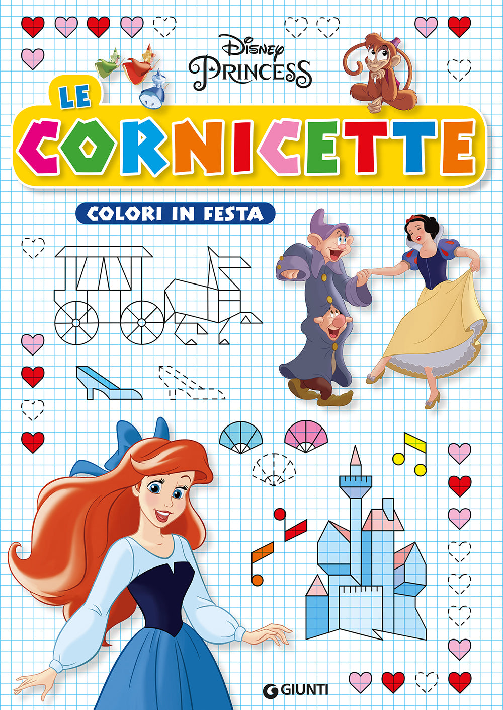 Copertina del libro CORNICETTE DISNEY PRINCESS - COLORI IN F