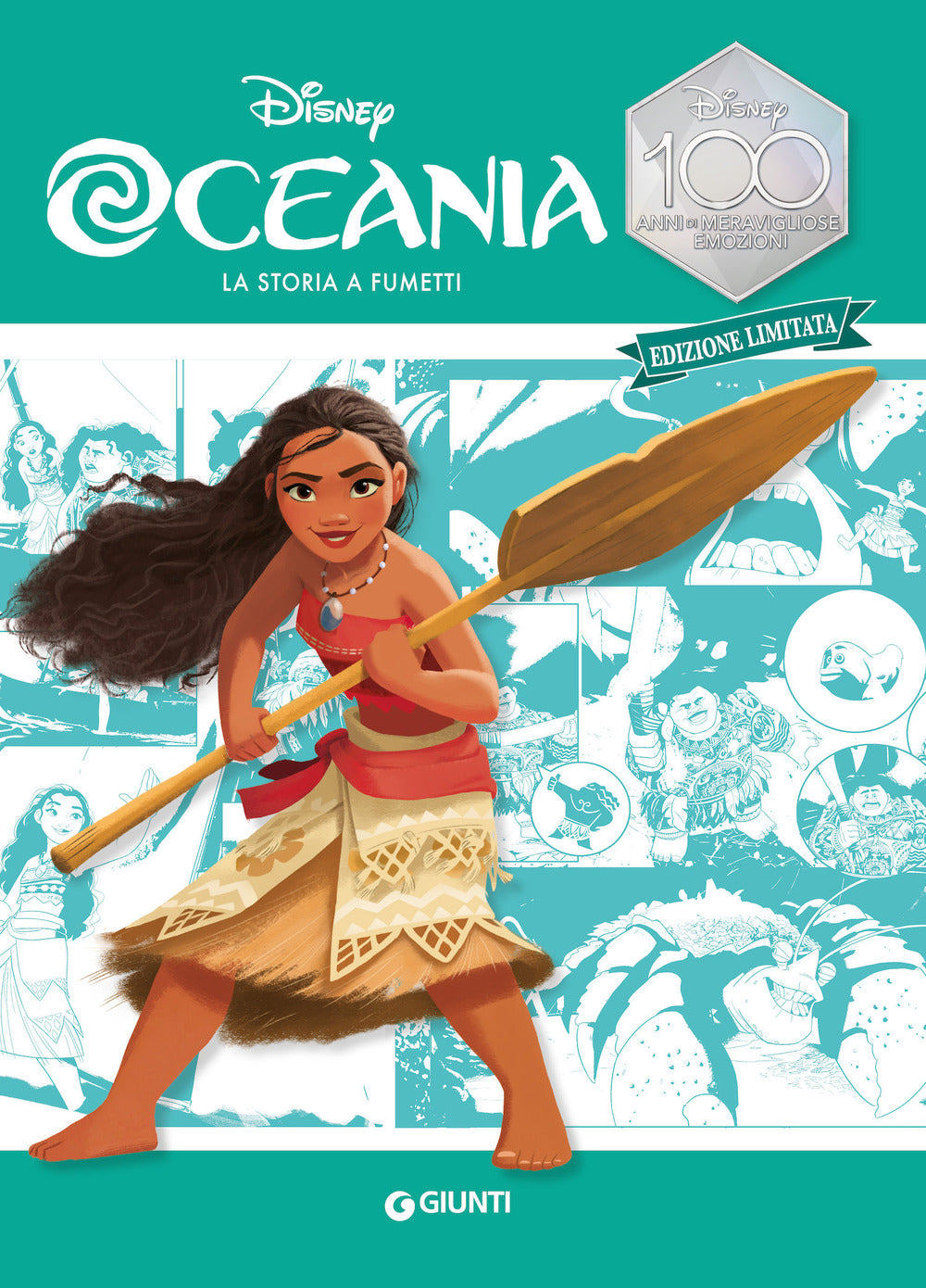 Copertina del libro OCEANIA LA STORIA A FUMETTI EDIZIONE LIM