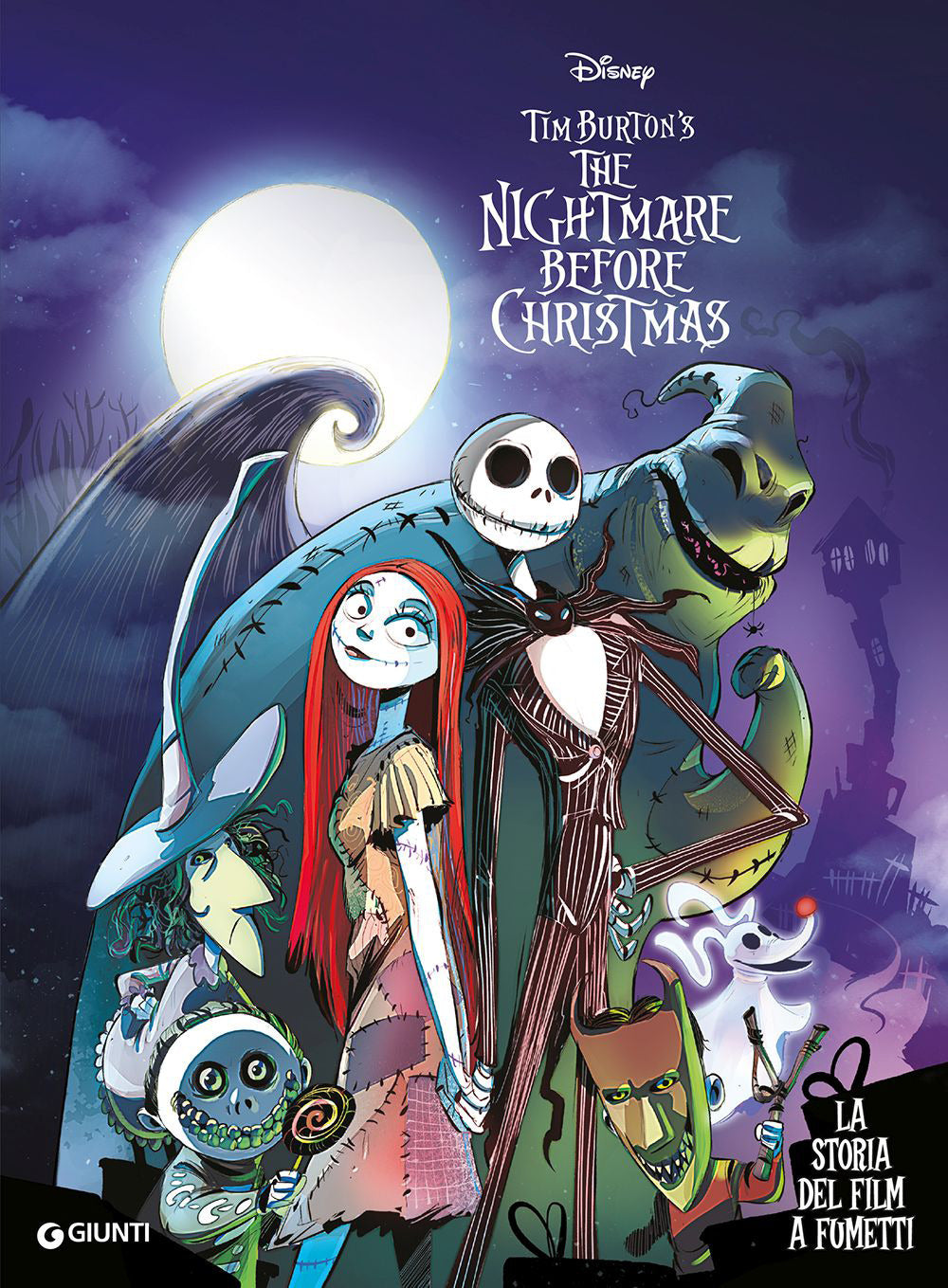 Copertina del libro NIGHTMARE BEFORE CHRISTMAS GRAPHIC NOVEL