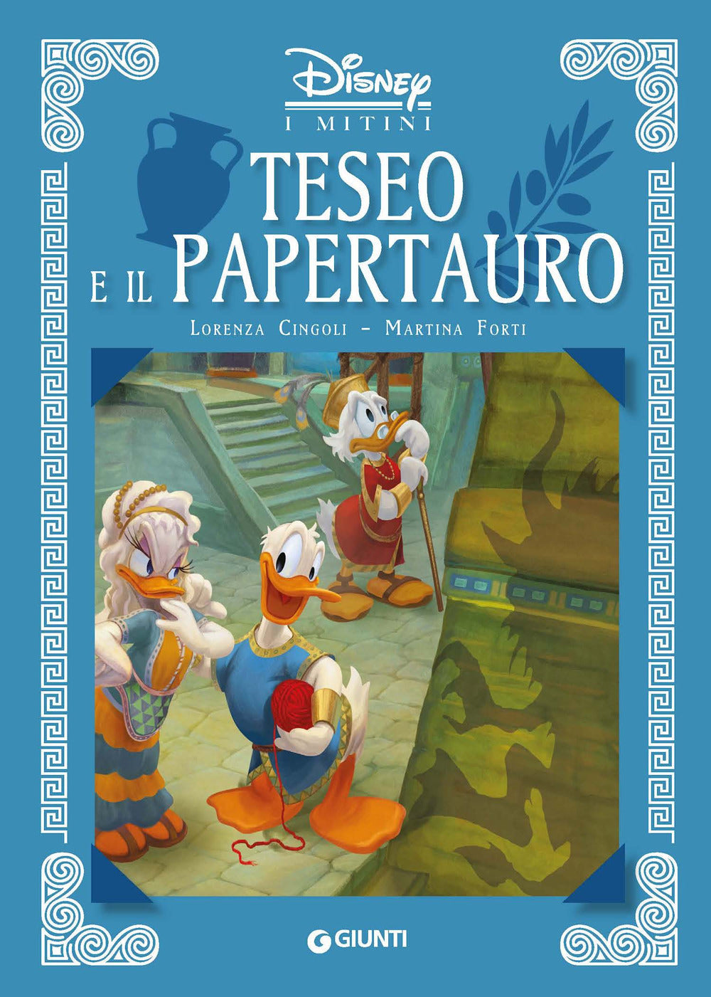 Copertina del libro TESEO E IL PAPERTAURO - I MITINI DISNEY
