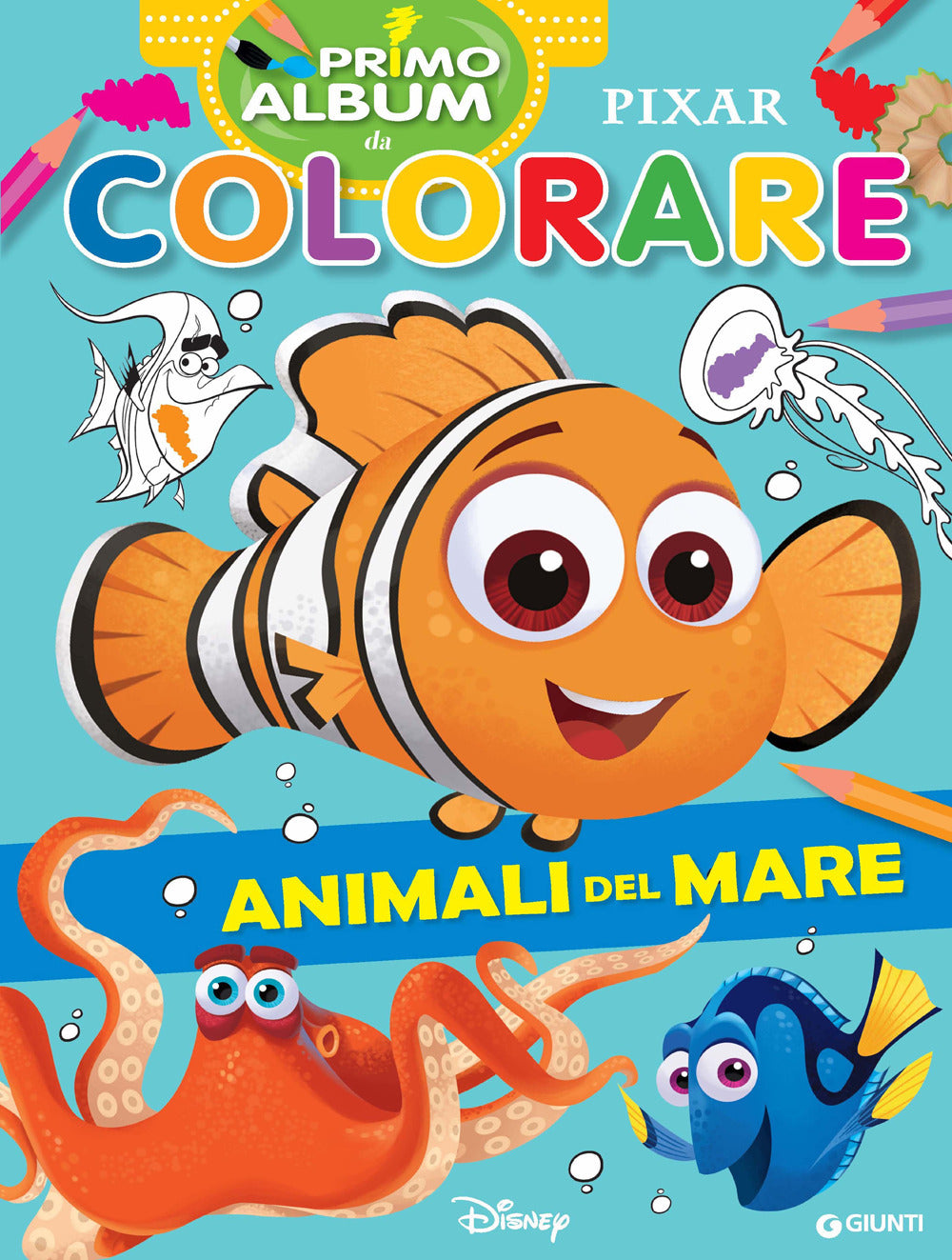 Copertina del libro ANIMALI DEL MARE PRIMO ALBU