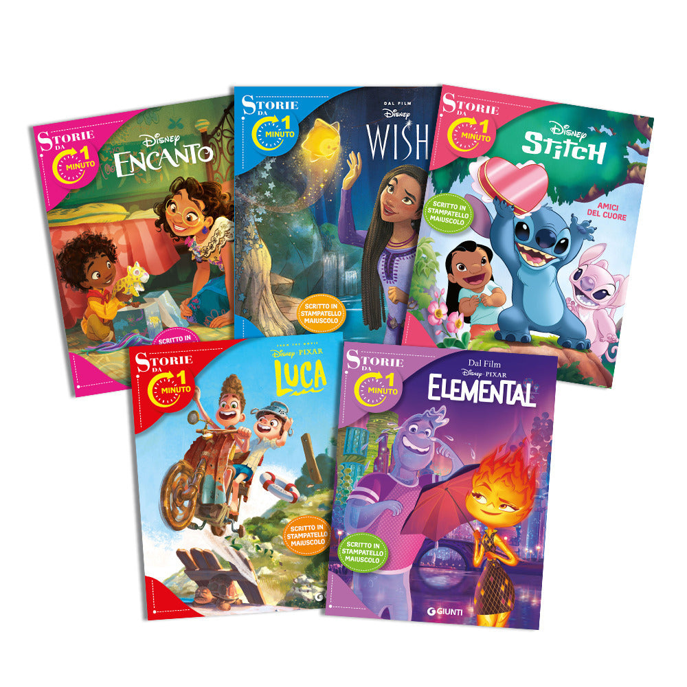 Copertina del libro STORIE DA 1 MINUTO DISNEY - 5 TITOLI SFU