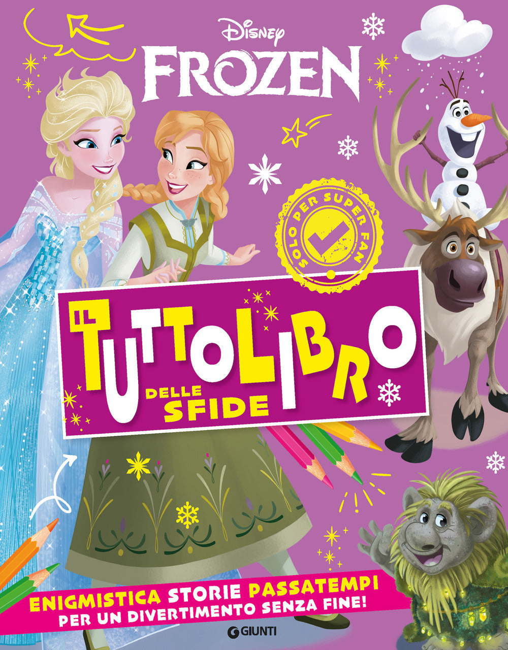 Copertina del libro FROZEN IL TUTTOLIBRO DELLE SFIDE