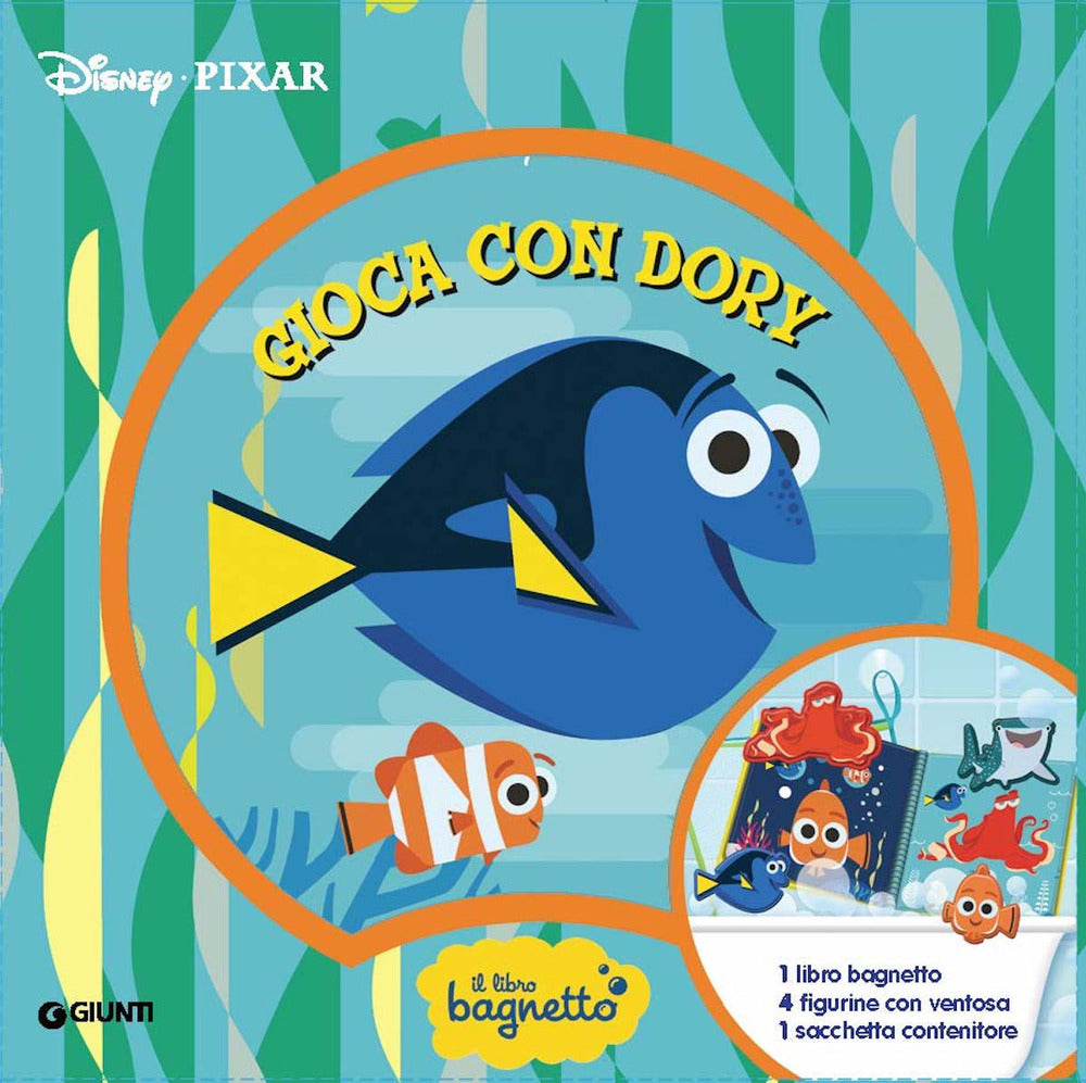 Copertina del libro LIBRO BAGNETTO GIOCA CON DORY - DISNEY/P