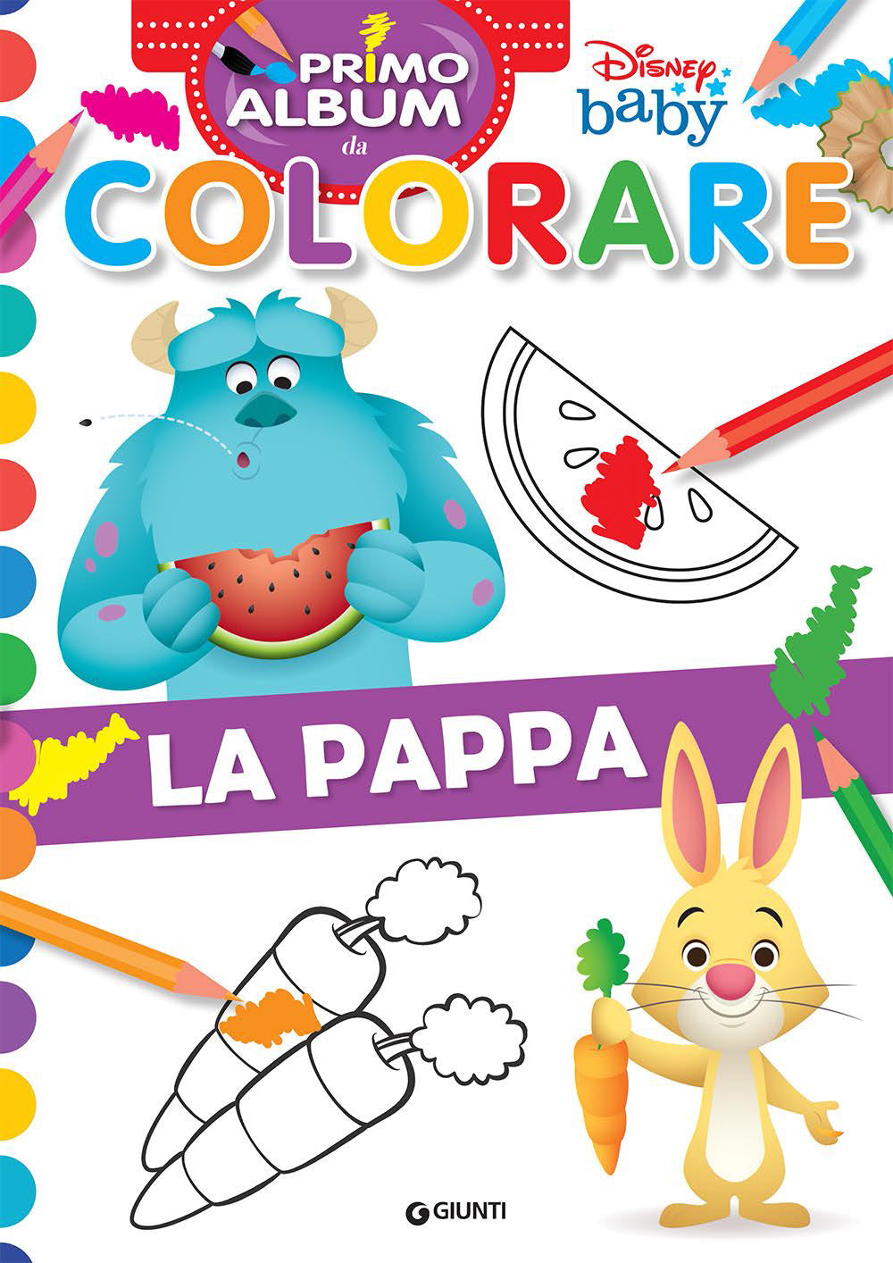 Copertina del libro DISNEY BABY - PRIMO ALBUM DA COLORARE -