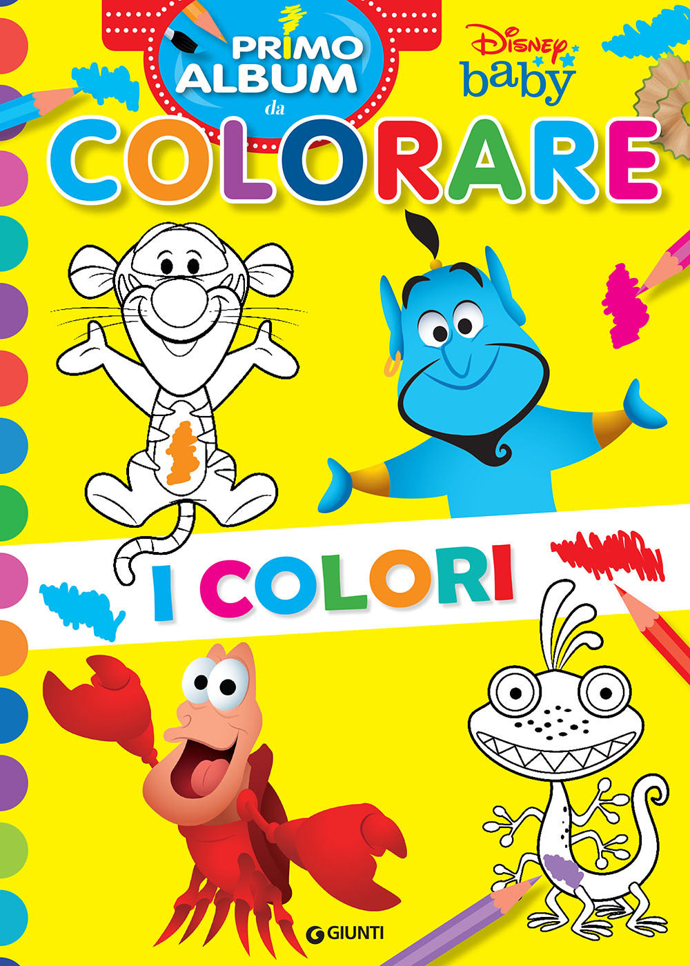 Copertina del libro DISNEY BABY - PRIMO ALBUM DA COLORARE -