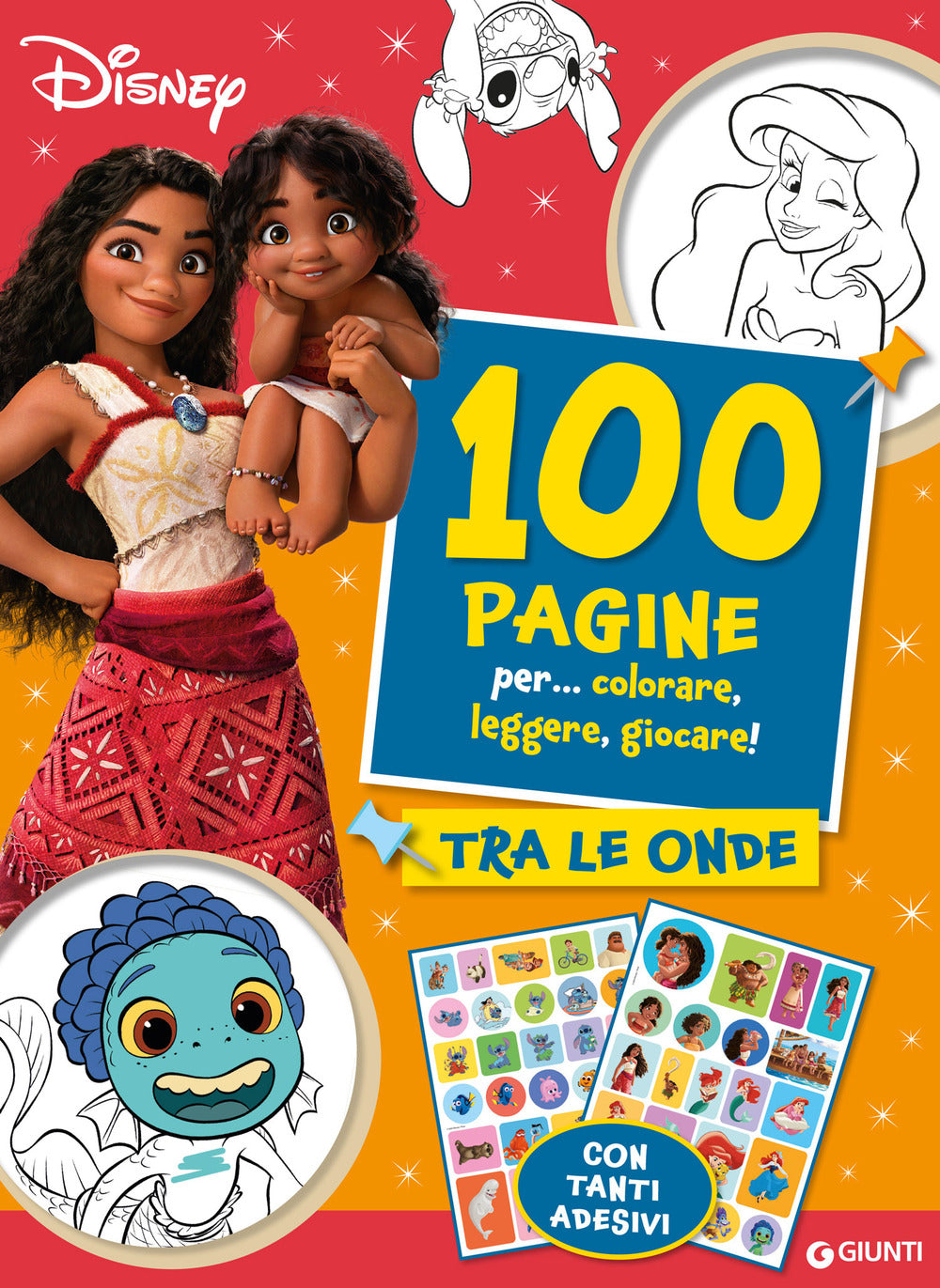 Copertina del libro OCEANIA 100 PAGINE PER COLORARE, LEGGERE