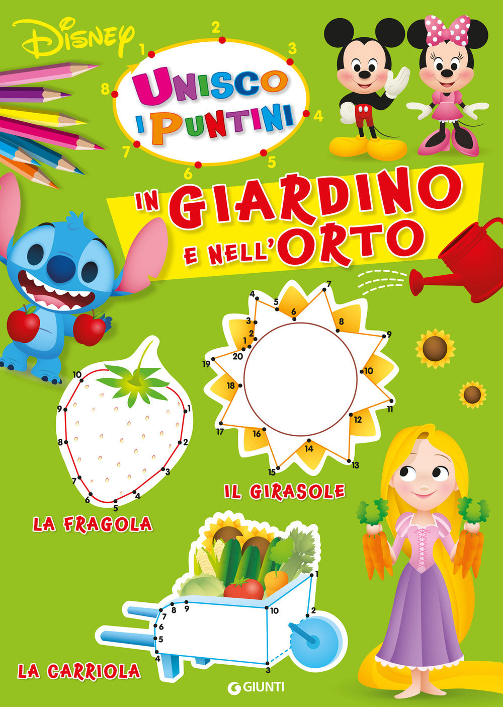 Copertina del libro UNISCO I PUNTINI IN GIARDINO E NELL'ORTO