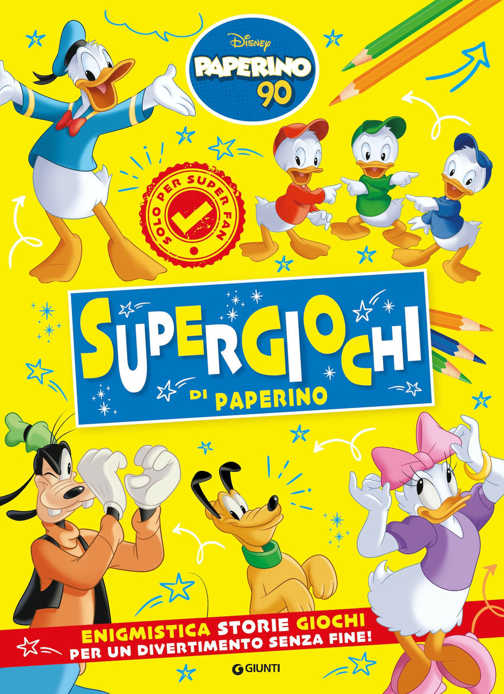 Copertina del libro SUPERGIOCHI DI PAPERINO - PAPERINO 90