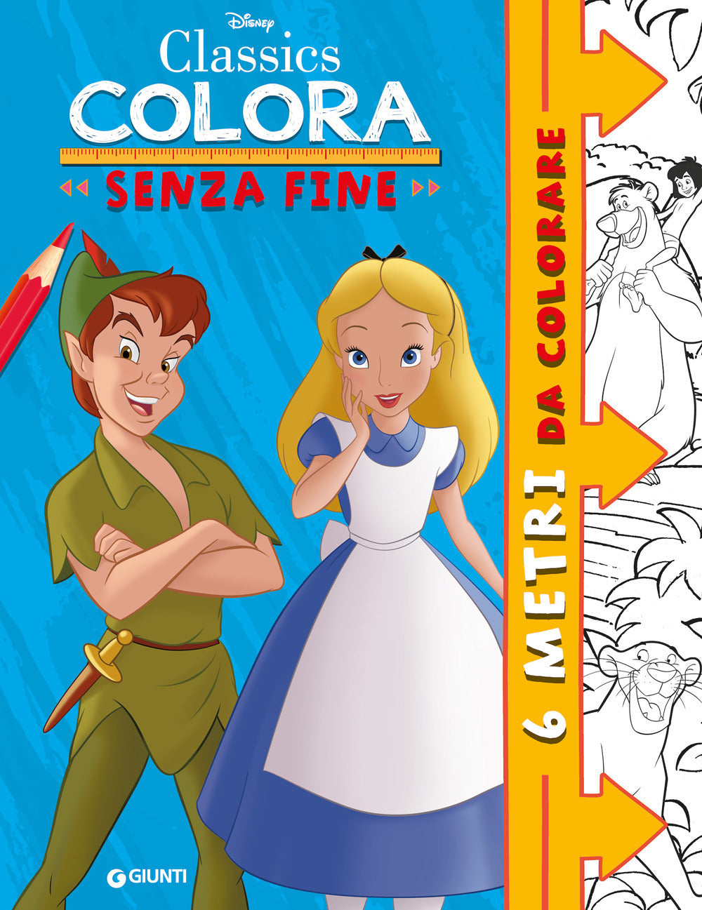 Copertina del libro COLORA SENZA FINE CLASSICS DISNEY