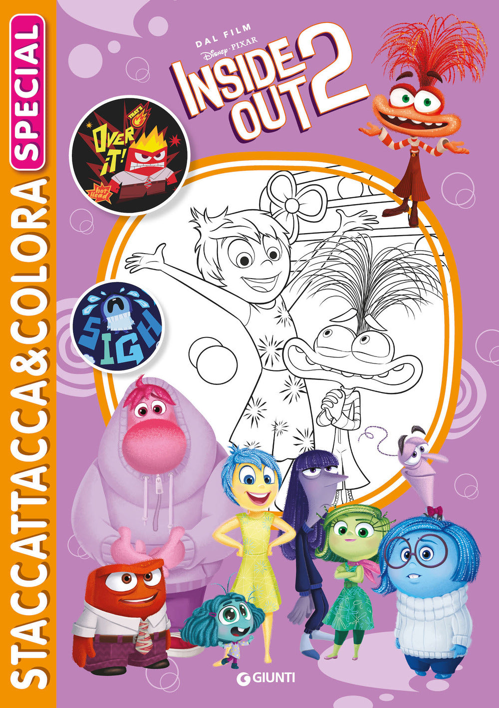 Copertina del libro STACCATTACCA&COLORA SPECIAL INSIDE OUT 2
