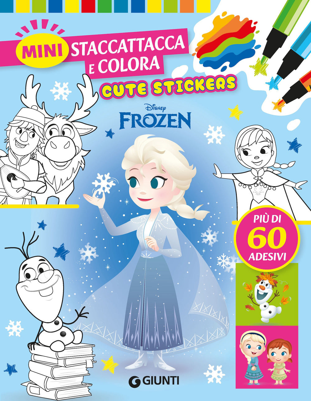 Copertina del libro FROZEN MINI STACCATTACCA E COLORA CUTE S