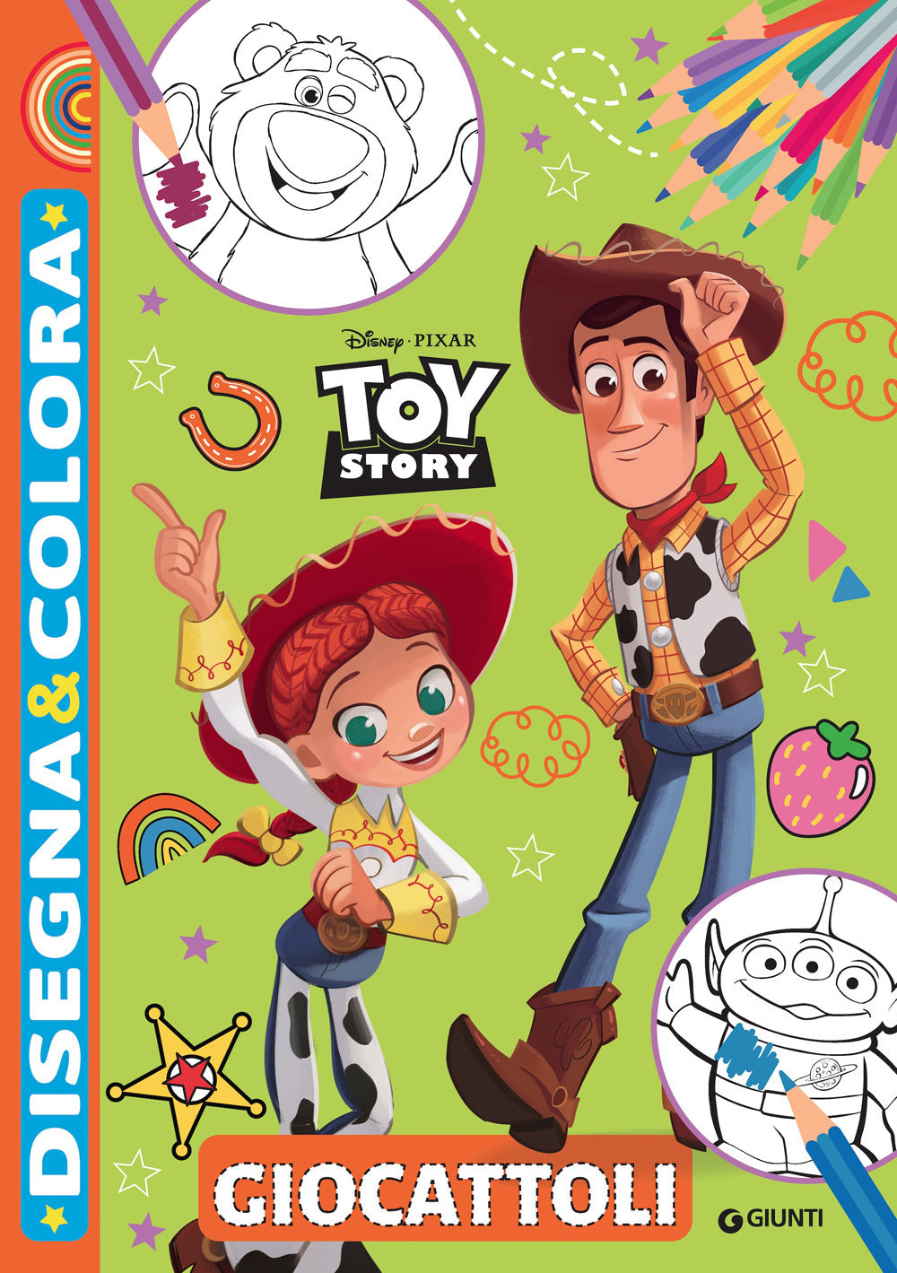 Copertina del libro TOY STORY DISEGNA&COLORA - GIOCATTOLI