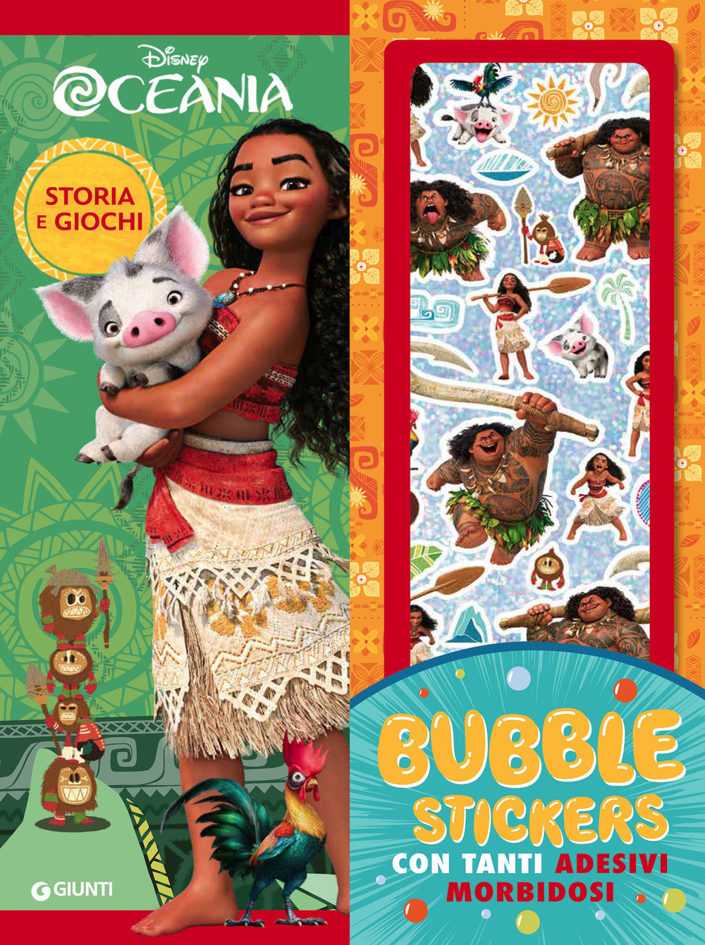 Copertina del libro OCEANIA BUBBLE STICKERS CON TANTI ADESIV