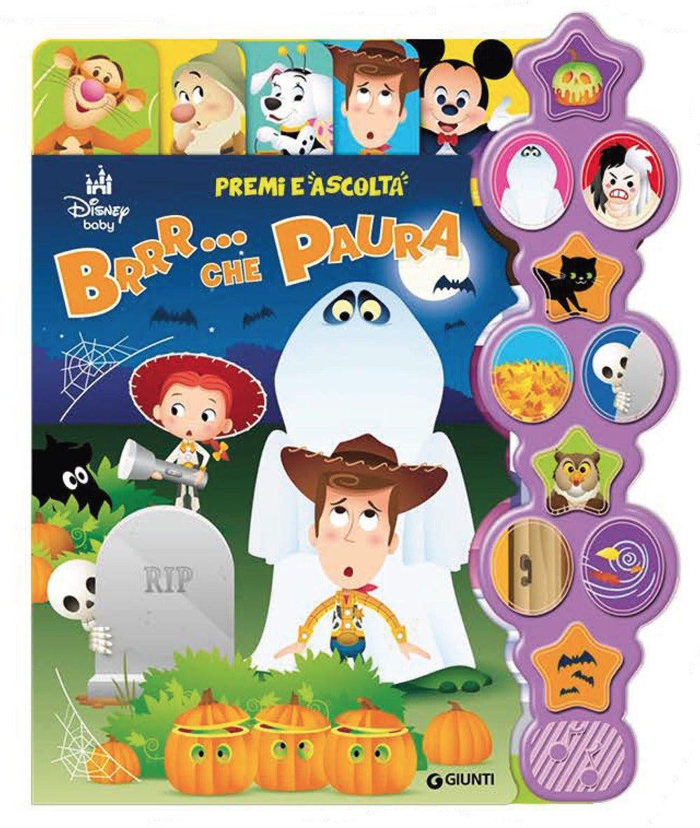 Copertina del libro BRRR... CHE PAURA PREMI E ASCOLTA DISNEY