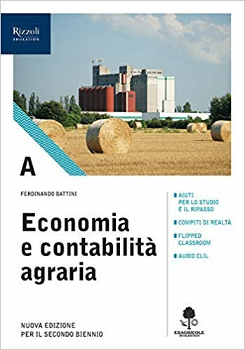 Copertina del libro ECONOMIA E CONTABILITA AGRARIA A ED. MIS Immagine principale del prodotto