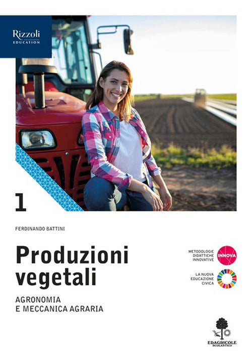 Copertina del libro PRODUZIONI VEGETALI 1 ED. MISTA Immagine principale del prodotto
