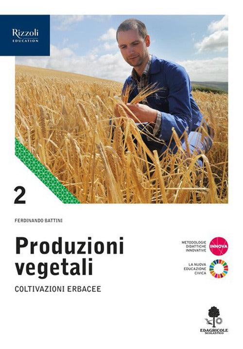 Copertina del libro PRODUZIONI VEGETALI 2 ED. MISTA