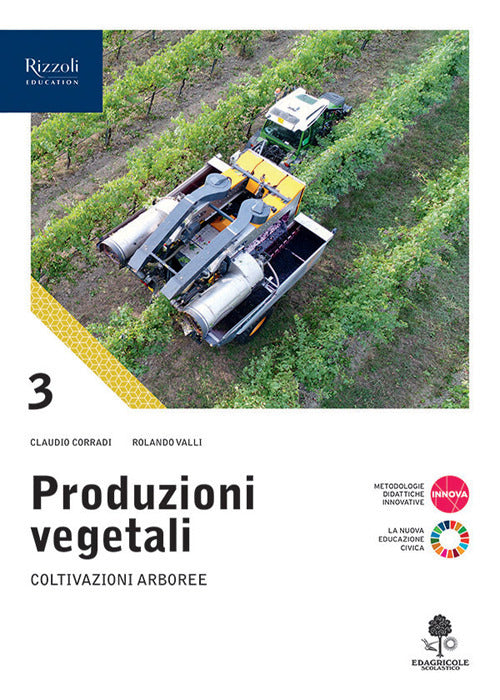 Copertina del libro PRODUZIONI VEGETALI 3 ED. MISTA Immagine principale del prodotto