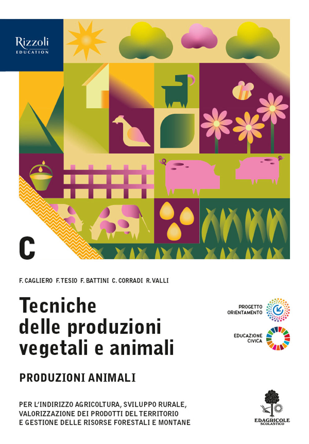 Copertina del libro TECNICHE DELLE PRODUZIONI VEGETALI C Immagine principale del prodotto
