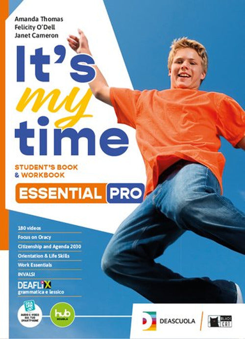 Copertina del libro IT'S MY TIME ESSENTIAL PRO +GRAMMAR FOR