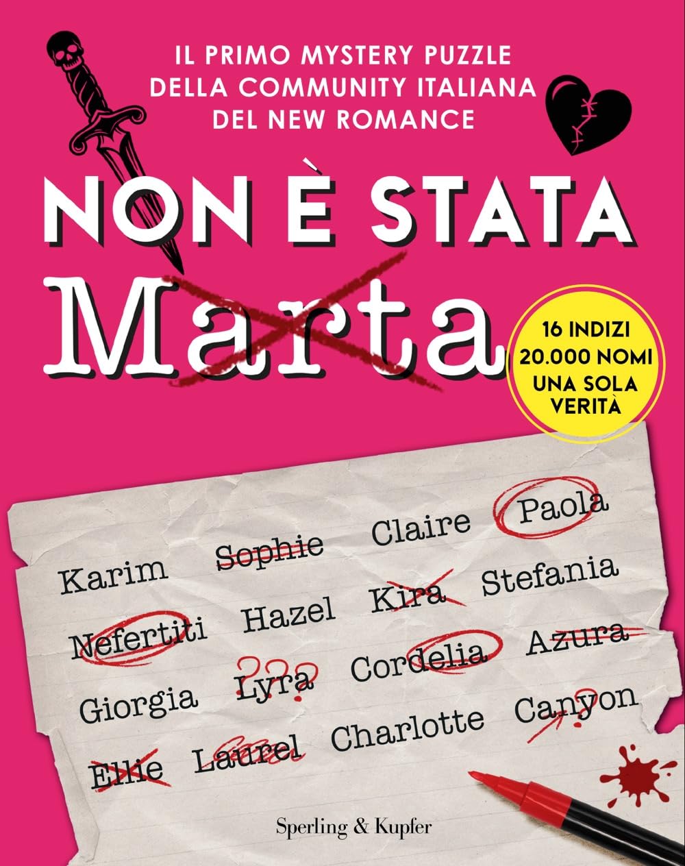 Copertina del libro NON E' STATA MARTA