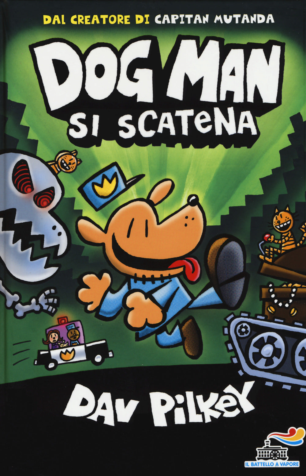 Copertina del libro DOG MAN SI SCATENA