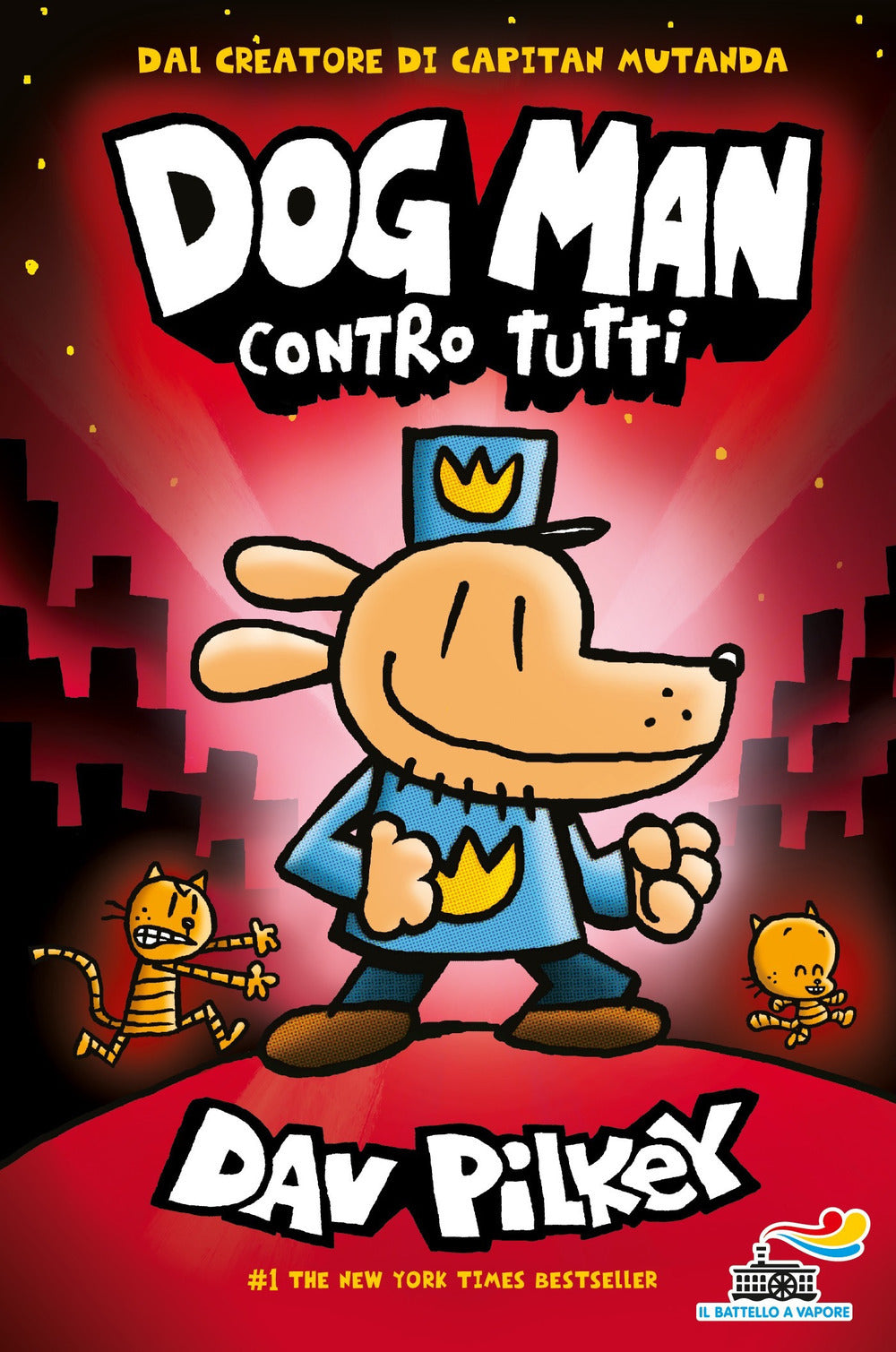 Copertina del libro DOG MAN CONTRO TUTTI Immagine principale del prodotto