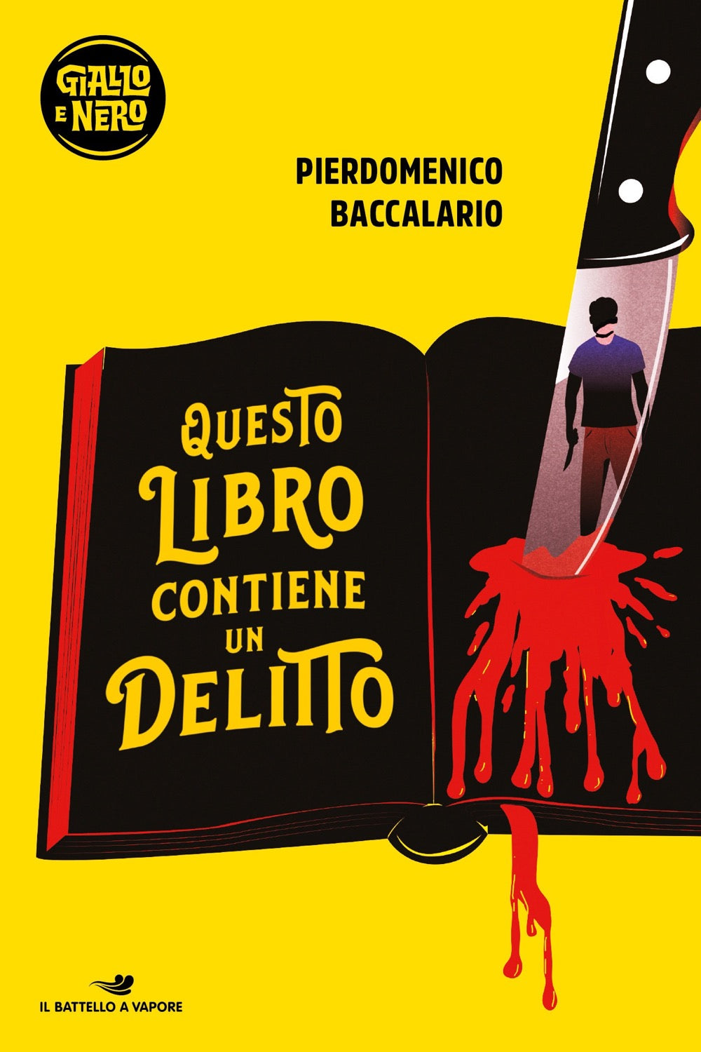 Copertina del libro QUESTO LIBRO CONTIENE UN DELITTO