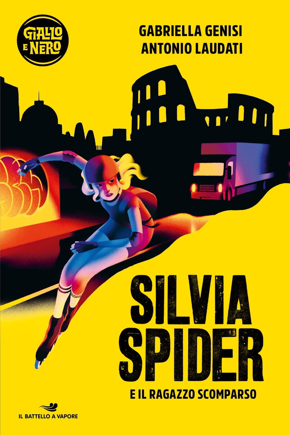 Copertina del libro SILVIA SPIDER E IL RAGAZZO SCOMPARSO