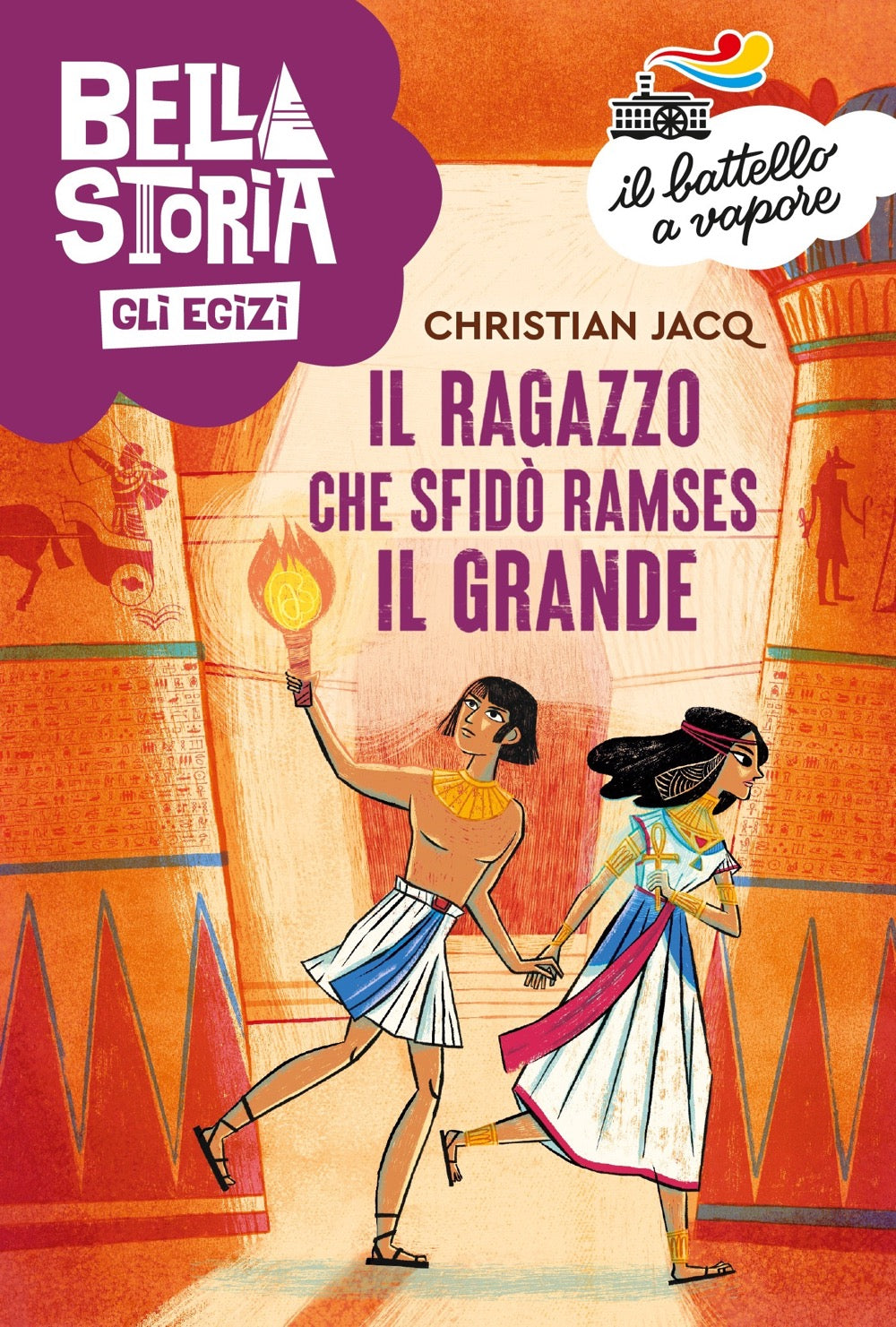 Copertina del libro BELLA STORIA - GLI EGIZI. IL RAGAZZO CHE